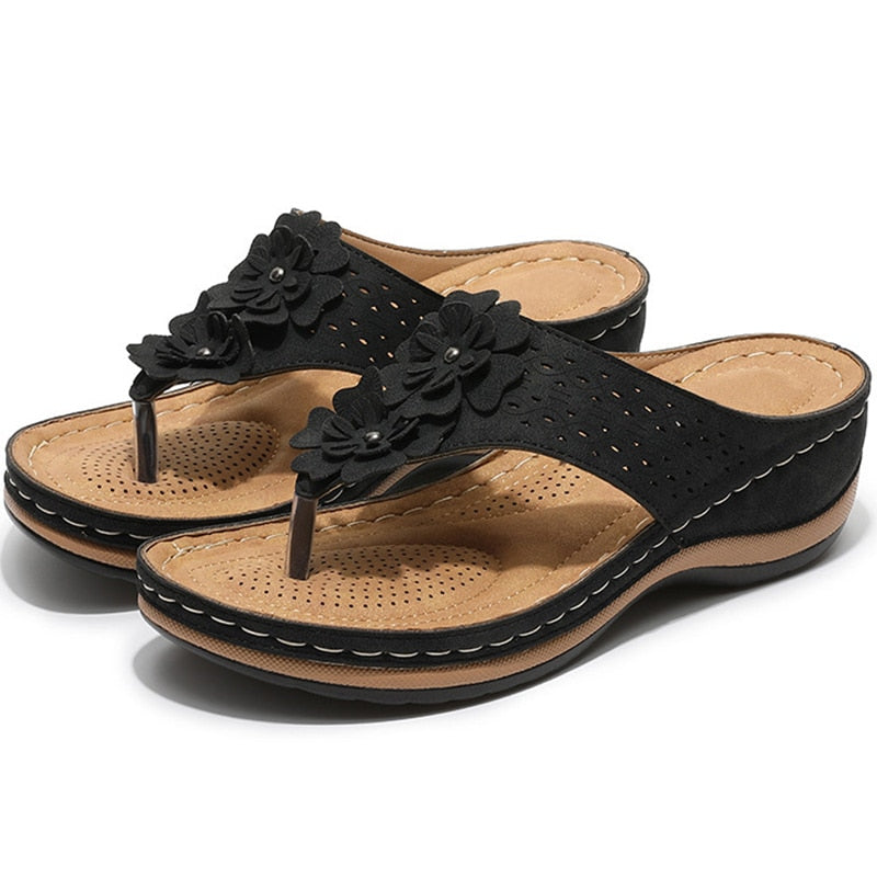 Floral Orthopedic Sandals